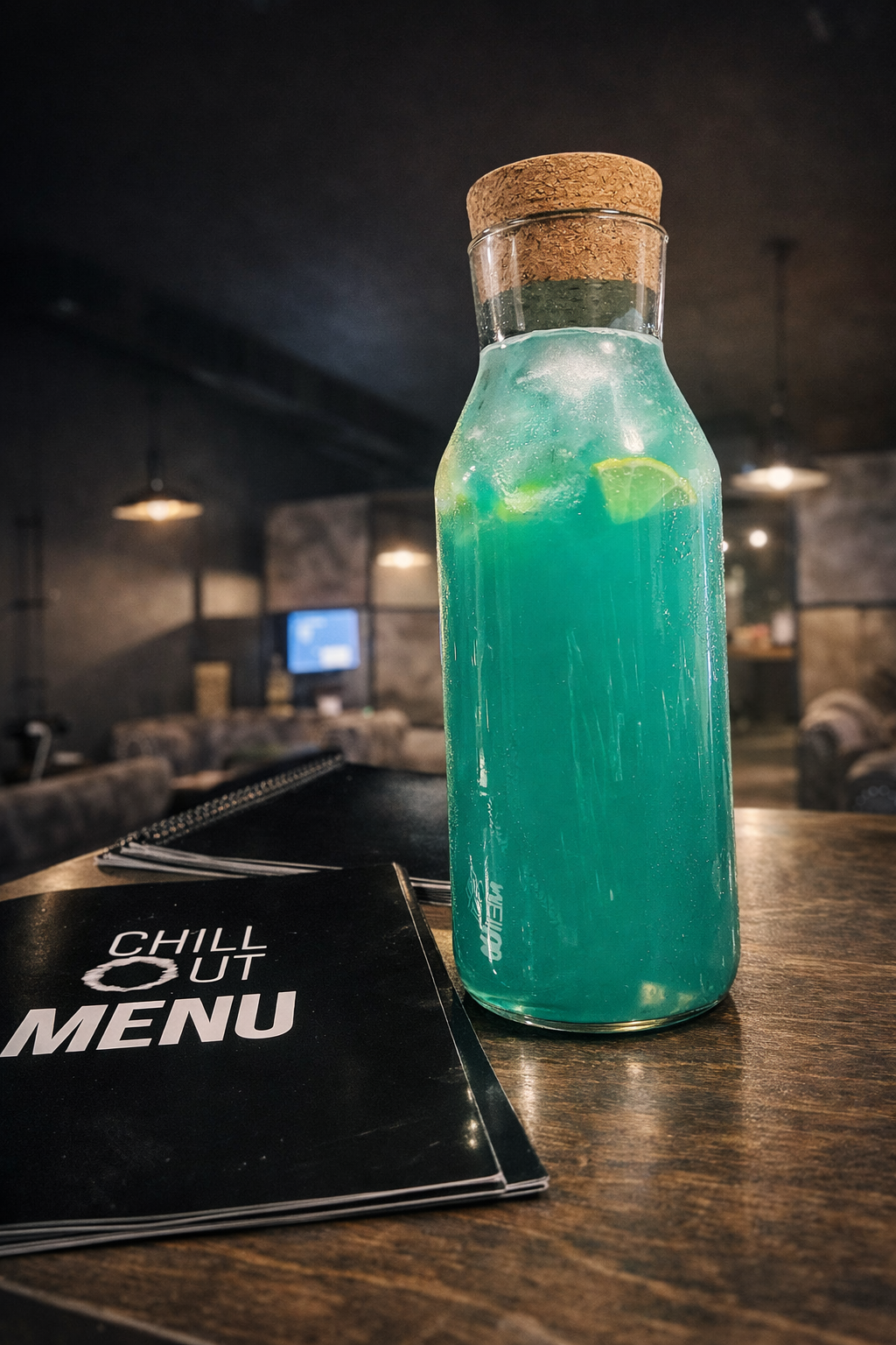 Лимонады Chill Out Tver — голубой лимонад в бутылке